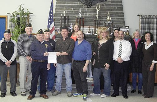 Recreation Commission Donation to American Legion